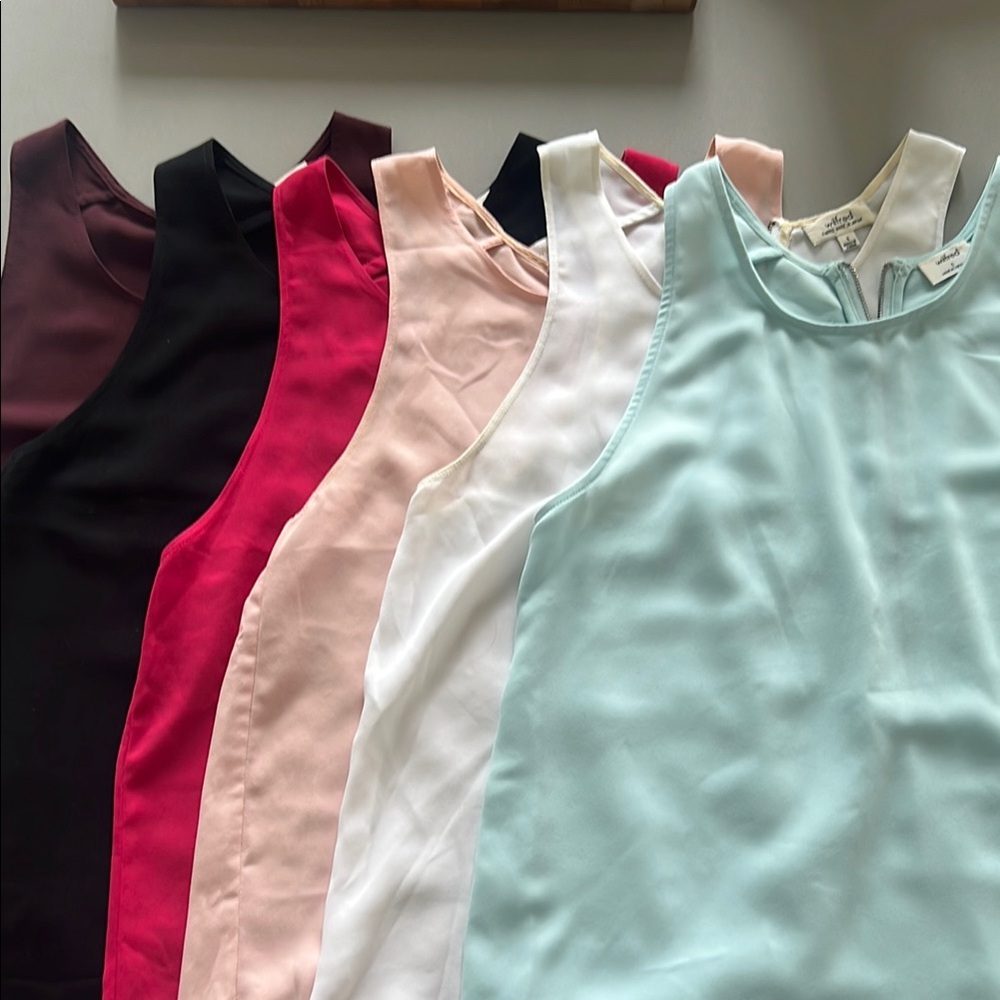 Aritzia Wilfred Sevres Sleeveless Tops - Multiple Colors (all six)